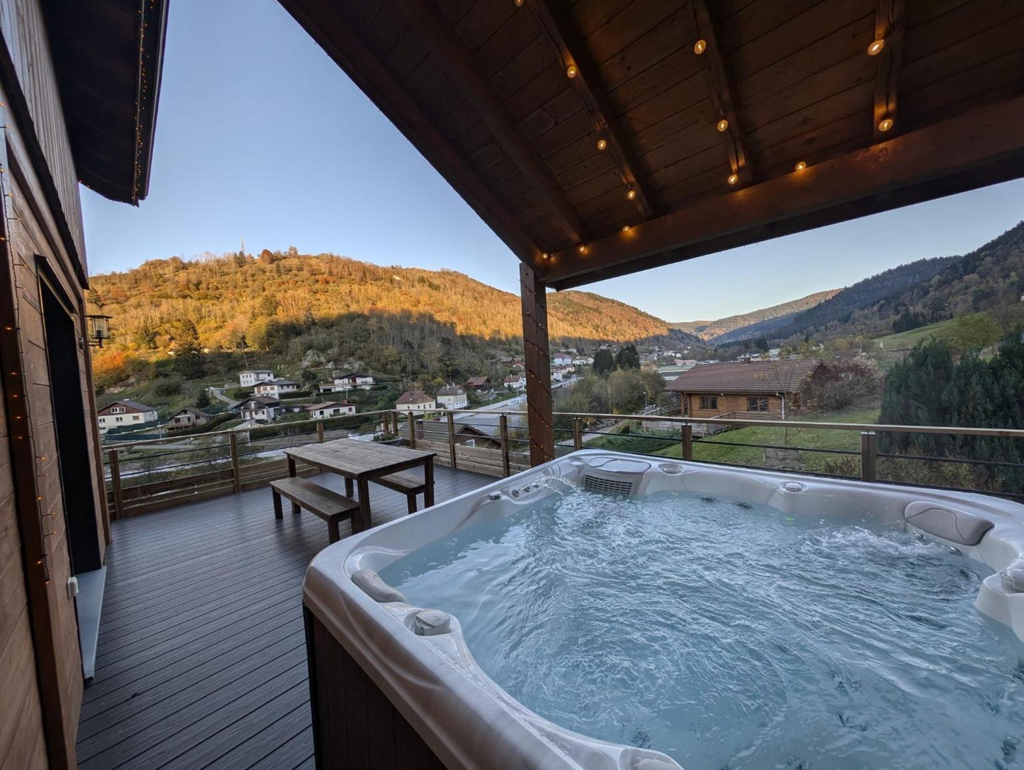 Willa Casa De Monzel With 6-Person Jacuzzi & Panoramic View La Bresse Zewnętrze zdjęcie