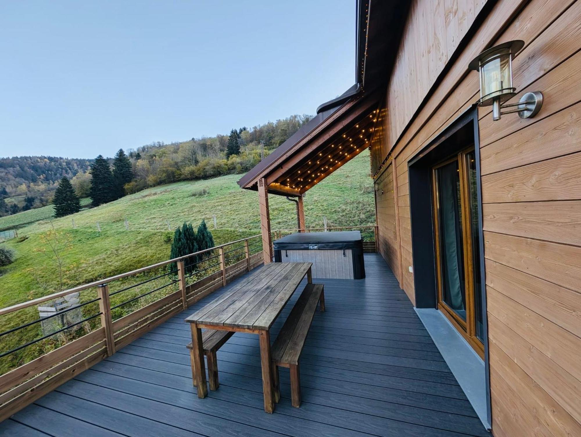 Willa Casa De Monzel With 6-Person Jacuzzi & Panoramic View La Bresse Zewnętrze zdjęcie
